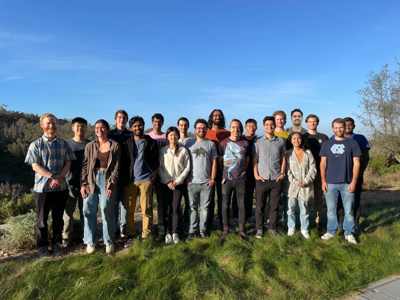 Members of the Fenning Research Group standing together for a group portrait